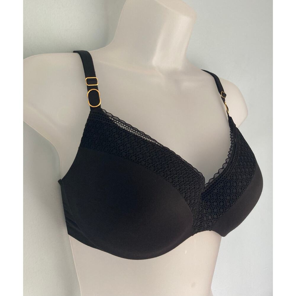 Victoria's Secret Bra Incredible Lined Demi 34D Black NWOT - Picture 2 of 10